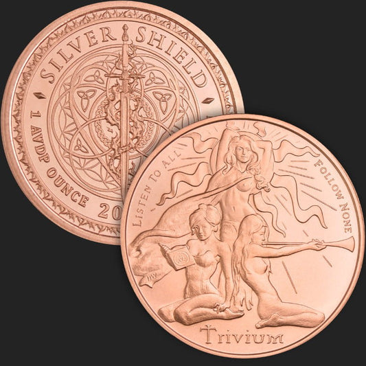 USA Trivium girls 1 oz Cu.999