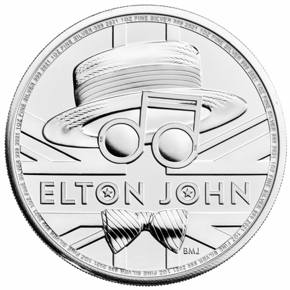 Wielka Brytania 2 f Elton John 1 OZ Ag.999 2020