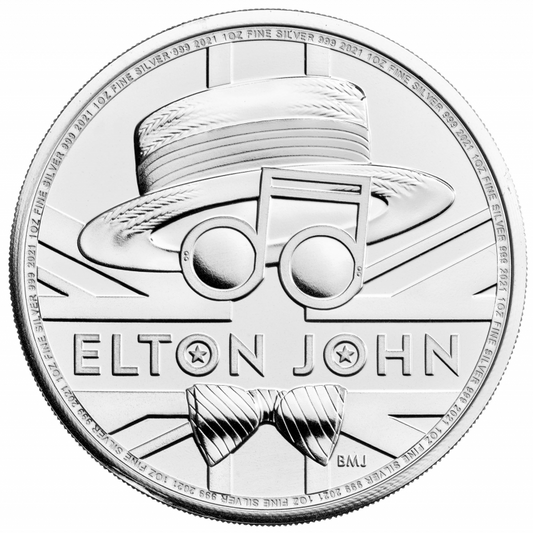 Wielka Brytania 2 f Elton John 1 OZ Ag.999 2020