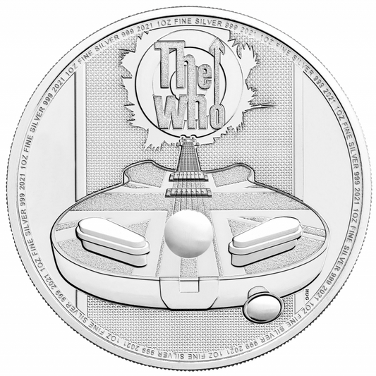 Wielka Brytania 2f The Who 1 OZ Ag.999 2021