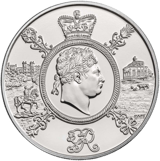 Wielka Brytania 5 funtów George III 2020 coincard