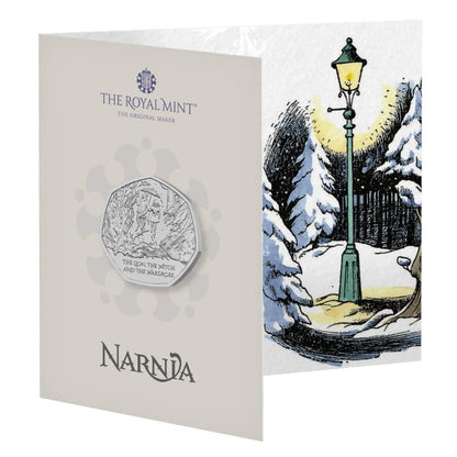Wielka Brytania 50 pensów Narnia  LEW, CZAROWNICA I STARA SZAFA 2023