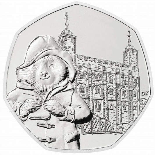 Wielka Brytania 50 pensów Paddington Tower 2019