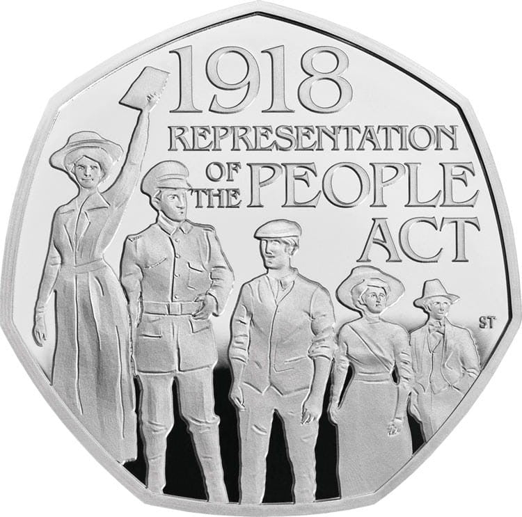 Wielka Brytania 50 pensów Representation 2018