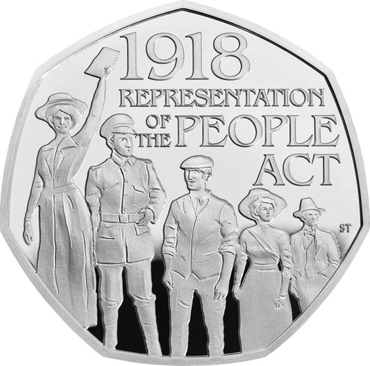 Wielka Brytania 50 pensów Representation 2018